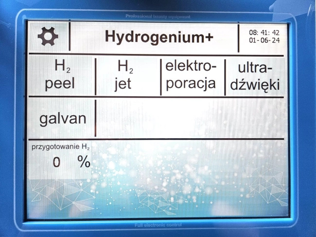 Urządzenie kosmetyczne RF frakcyjny + Oczyszczanie wodorowe HYDROGENIUM+