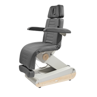 Fotel kosmetyczny NAGGURA® SWOP B4 UP GR z podgrzewanym materacem i tapicerką SOFT PU NAGGURA® SKIN odporną na wirusy, plamy i UV | 3 kolory 