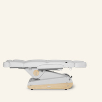 Fotel kosmetyczny NAGGURA® SWOP B4 UP GR z podgrzewanym materacem i tapicerką SOFT PU NAGGURA® SKIN odporną na wirusy, plamy i UV | 3 kolory 