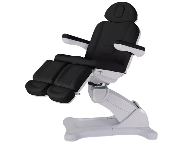 Fotel podologiczno-kosmetyczny obrotowy 120° MEDIZIO EDERA E5 | bez lub z podgrzewanym materacem | wysyłka 24h