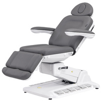 Fotel kosmetyczny WEELKO® SIMUS PLUS obrotowy 110° z pełno ruchomym zagłówkiem i odpinanym sterownikiem nożnym