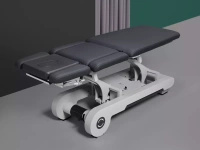 Leżanka fizjoterapeutyczna NAGGURA® N'RUN EVO 5S podświetlane z podłokietnikami Twinlift®, składanymi podłokietnikami bocznymi i podgrzewanym materacem 