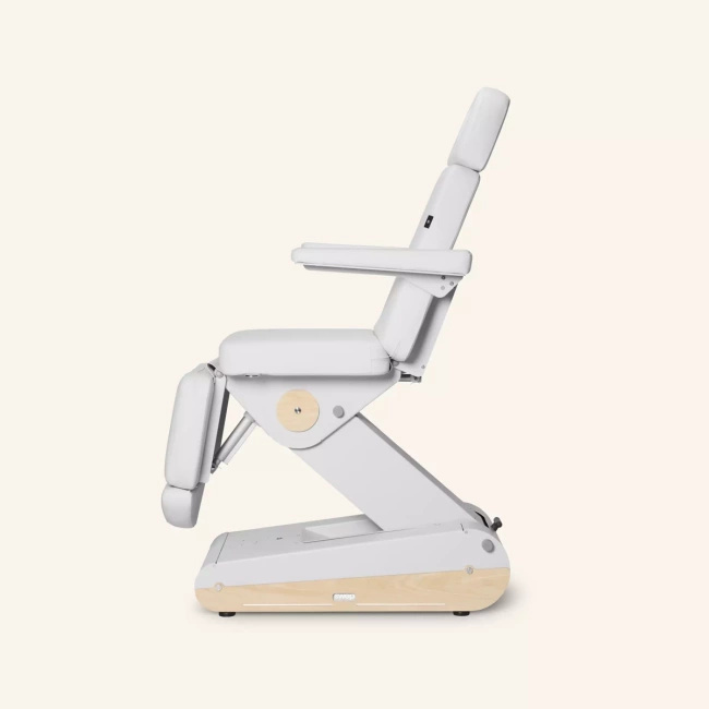 Fotel kosmetyczny NAGGURA® SWOP B4 PRO podświetlany z tapicerką  Naggura® Skin z technologią Permablok 3© odporną na bakterie, plamy i UV | bez lub z podgrzewaniem | Fotel medyczny