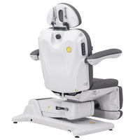 Fotel kosmetyczny WEELKO® SIMUS obrotowy 110° z podpórkami ginekologicznymi i pełno ruchomym zagłówkiem i sterowaniem nożnym