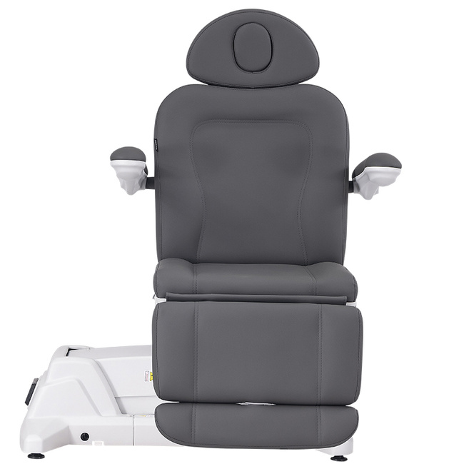 Fotel kosmetyczny WEELKO® SIMUS GYN obrotowy 110° z podpórkami ginekologicznymi i pełno ruchomym zagłówkiem