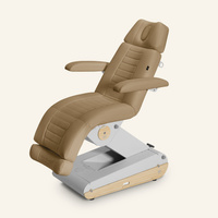 Fotel kosmetyczny NAGGURA® SWOP B4 UP GR z podgrzewanym materacem i tapicerką SOFT PU NAGGURA® SKIN odporną na wirusy, plamy i UV | 3 kolory 