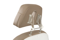 Fotel kosmetyczny WEELKO® RICLE elektryczny z podgrzewanym i ULTRA WYGODNYM GRUBYM materacem w kolorze brązowym