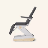 Fotel kosmetyczny NAGGURA® SWOP B4 PRO podświetlany z tapicerką  Naggura® Skin z technologią Permablok 3© odporną na bakterie, plamy i UV | bez lub z podgrzewaniem | Fotel medyczny