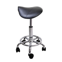 Taboret kosmetyczny Panda Chin II - podstawa 4Q / Taboret fryzjerski