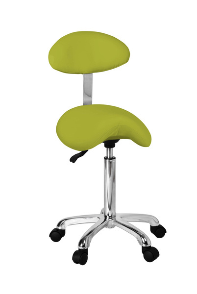 Taboret Weelko ORGANIC+ siodło z oparciem