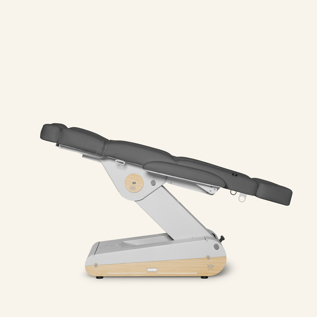 Fotel kosmetyczny NAGGURA® SWOP B4 UP GR z podgrzewanym materacem i tapicerką SOFT PU NAGGURA® SKIN odporną na wirusy, plamy i UV | 3 kolory 