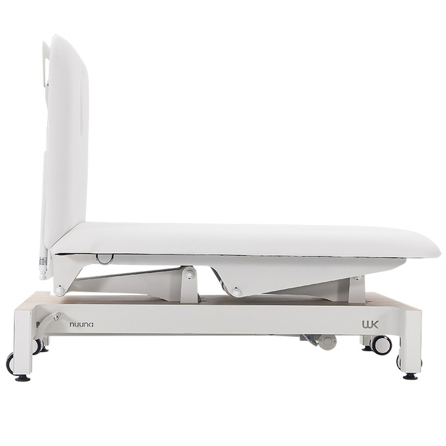 Łóżko kosmetyczne WEELKO® NUUNA® SENSE z uchylnym oparciem w górę i w dół | Leżanka NUUNA® FIZJO