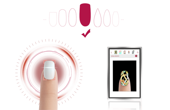 Drukarka do paznokci 3D O'2NAILS X12.5 wolnostojąca & wisząca na ścianie
