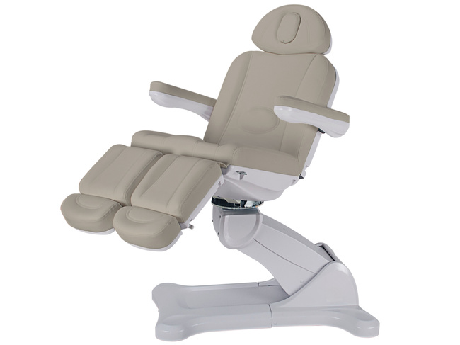 Fotel podologiczny MEDIZIO EDERA E3 beżowy obrotowy z pilotem