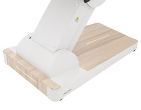 Fotel kosmetyczny WEELKO® NUUNA® CARE 4 z pełno ruchomym zagłówkiem i podświetlaną podstawą