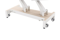 Łóżko kosmetyczne WEELKO® NUUNA® SENSE z uchylnym oparciem w górę i w dół | Leżanka NUUNA® FIZJO