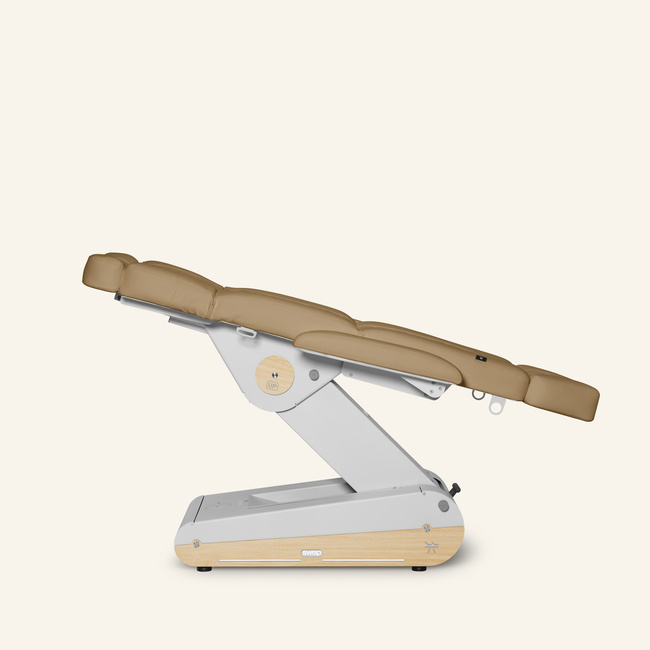 Fotel kosmetyczny NAGGURA® SWOP B4 UP GR z podgrzewanym materacem i tapicerką SOFT PU NAGGURA® SKIN odporną na wirusy, plamy i UV | 3 kolory 