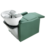 Myjnia fryzjerska ARTECNO® OLIMPO AIR MASSAGE - HEAD SPA z masażem powietrznym, wodospadem dla włosów i elektrycznie wysuwanym podnóżkiem