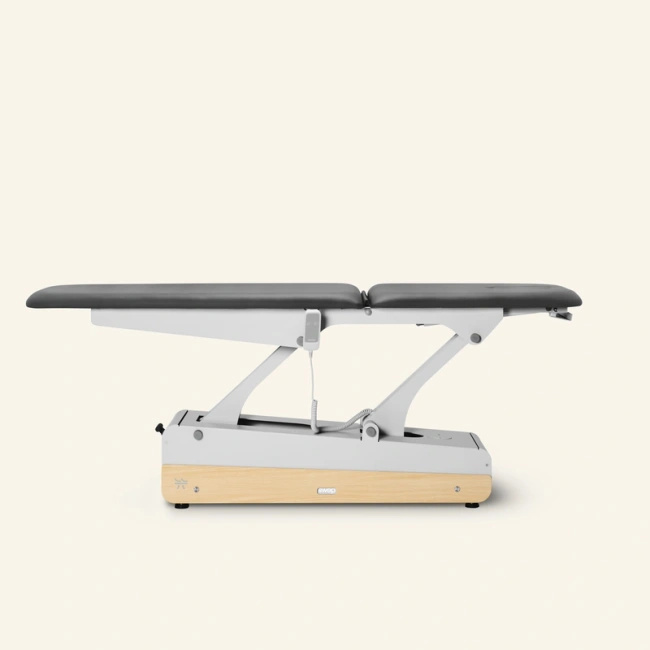 Leżanka kosmetyczna NAGGURA® SWOP 2L STARTER MASSAGE | Łóżko do fizykoterapii z pilotem i bezszwową tapicerką z technologią Permablok 3© odporną na bakterie, plamy i UV 