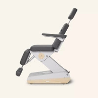 Fotel kosmetyczny NAGGURA® SWOP B4 PRO podświetlany z tapicerką  Naggura® Skin z technologią Permablok 3© odporną na bakterie, plamy i UV | bez lub z podgrzewaniem | Fotel medyczny