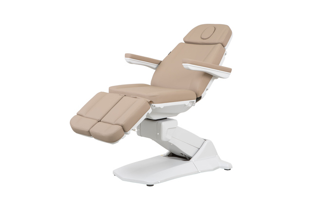 Fotel do pedicure WEELKO® MEDIAL SMART z pełno ruchomym zagłówkiem | bez lub z podgrzewanym materacem