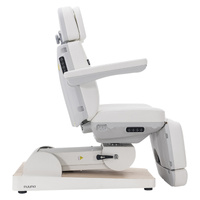 Fotel kosmetyczny WEELKO® NUUNA® CARE 4 PLUS obrotowy 180° z pełno ruchomym zagłówkiem i podświetleniem | bez lub z podgrzewanym materacem