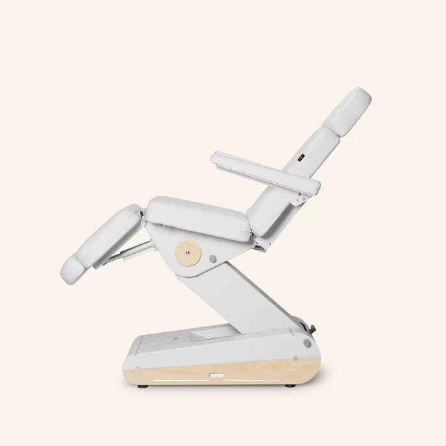 Fotel kosmetyczny NAGGURA® SWOP B4 PRO podświetlany z tapicerką  Naggura® Skin z technologią Permablok 3© odporną na bakterie, plamy i UV | bez lub z podgrzewaniem | Fotel medyczny