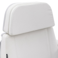 Fotel kosmetyczny WEELKO® NUUNA® CARE 4 PLUS obrotowy 180° z pełno ruchomym zagłówkiem i podświetleniem | bez lub z podgrzewanym materacem