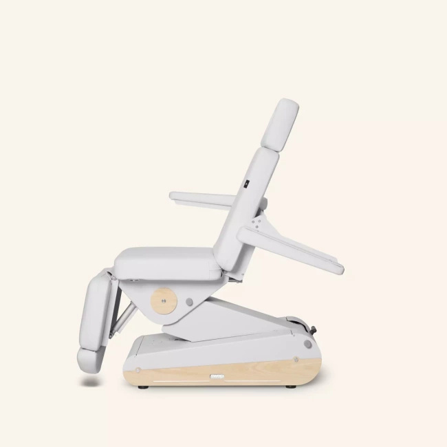 Fotel kosmetyczny NAGGURA® SWOP B4 PRO podświetlany z tapicerką  Naggura® Skin z technologią Permablok 3© odporną na bakterie, plamy i UV | bez lub z podgrzewaniem | Fotel medyczny