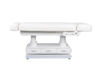 Leżanka kosmetyczna SPA WEELKO® POST z ULTRA KOMFORTOWYM grubym podgrzewanym materacem i szufladami w podstawie