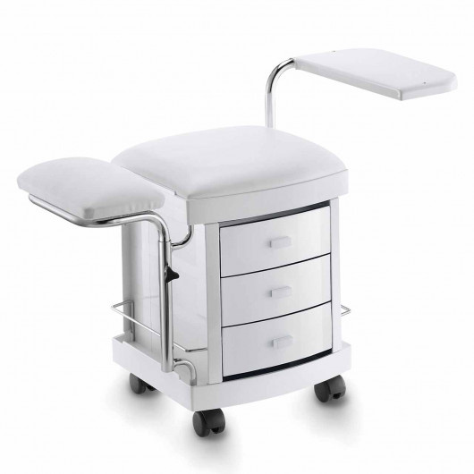 Taboret kosmetyczny ARTECNO® PEDI MASTER EXCEL | Pomocnik kosmetyczny | Pomocnik do pedicure