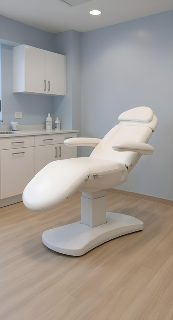 Fotel kosmetyczny WEELKO® VOME SMART bez lub z podgrzewanym materacem + GRATIS PILOT