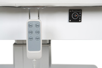 Leżanka kosmetyczna SPA WEELKO® LEUS elektryczna, z wysuwanym podnóżkiem i podgrzewanym ULTRA KOMFORTOWYM materacem