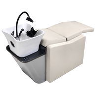 Myjnia fryzjerska ARTECNO® OLIMPO SPA SUPER RELAX AIR MASSAGE - HEAD SPA z masażem powietrznym, elektrycznym podnóżkiem i wodospadem