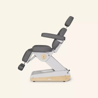 Fotel kosmetyczny NAGGURA® SWOP B4 UP z podgrzewanym materacem z pianką MEMORY i super miękką tapicerką SOFT PU NAGGURA® SKIN | 3 kolory 