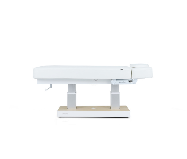 Leżanka kosmetyczna SPA NUUNA® FEEL 4 podgrzewana z podświetlaną podstawą z 16 cm materacem ULTRA COMFY | sterowanie: pilot ręczny + nożny + panel dotykowy