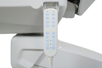 Fotel kosmetyczny WEELKO® MAXI COZY HT wysokiego unoszenia obrotowy 110° z ULTRA KOMFORTOWYM podgrzewanym materacem