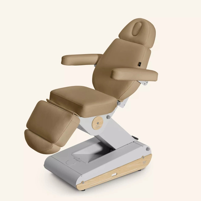 Fotel kosmetyczny NAGGURA® SWOP B4 UP V2 z podgrzewanym materacem z pianką MEMORY i super miękką tapicerką SOFT PU NAGGURA® SKIN | 3 kolory 