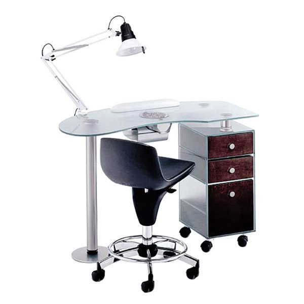 Stolik do manicure 185 LX z pochłaniaczem i lampą